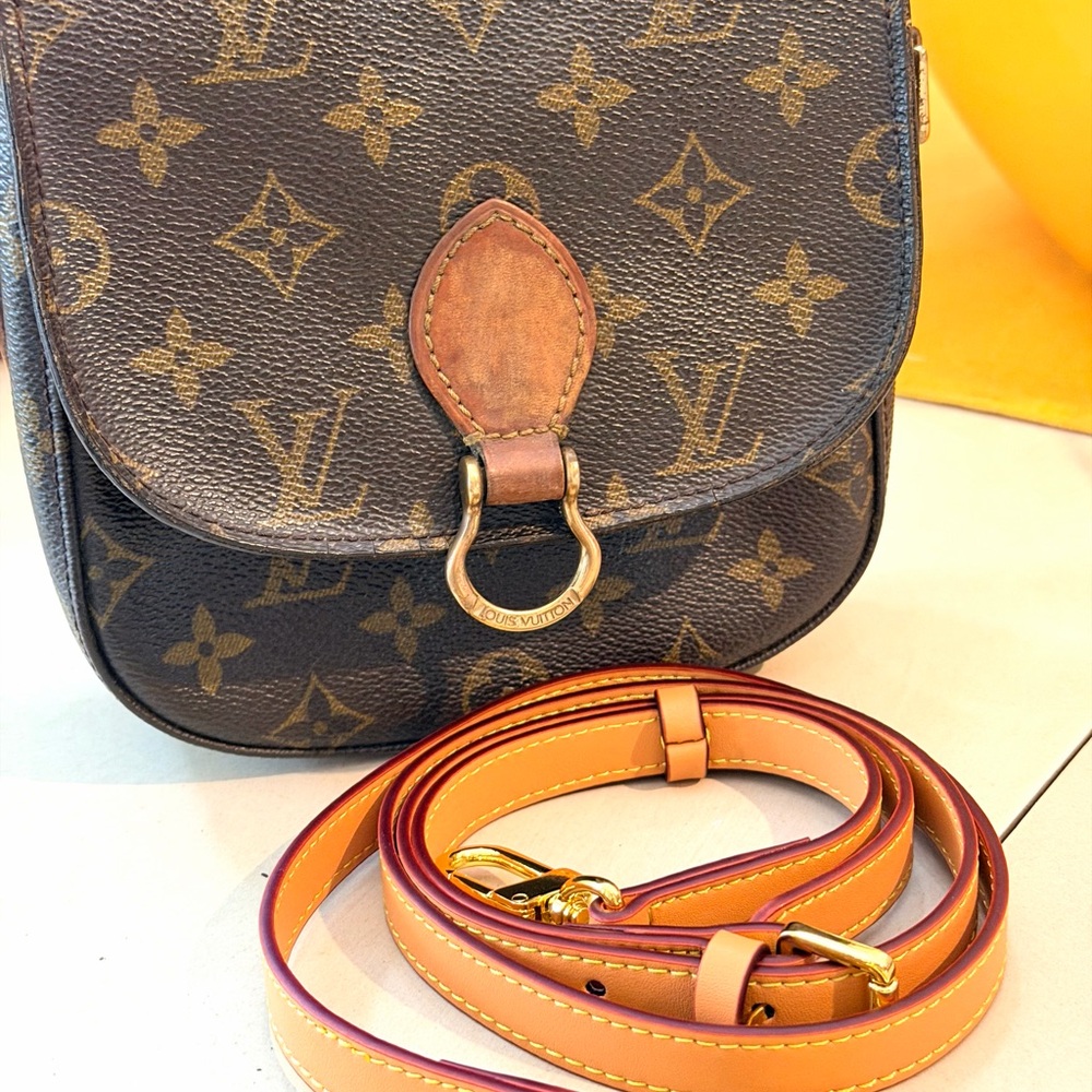 Louis Vuitton Saint Cloud Monogram Leather Brown Crossbody Bag Stamp DateTH1925
